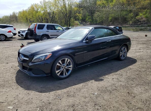 WDDWK4KB3JF631887 2018 MERCEDES-BENZ C Черный Передняя левая четверть