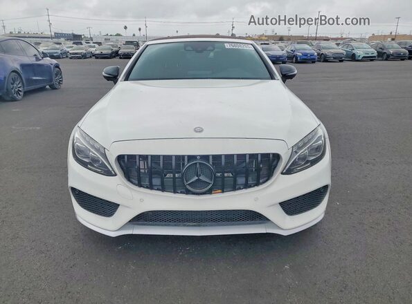WDDWK6EB3HF480163 2017 MERCEDES-BENZ C White Widok z przodu
