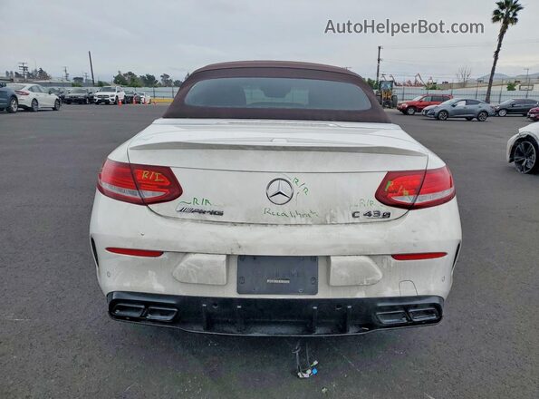 WDDWK6EB3HF480163 2017 MERCEDES-BENZ C White Widok z tyłu