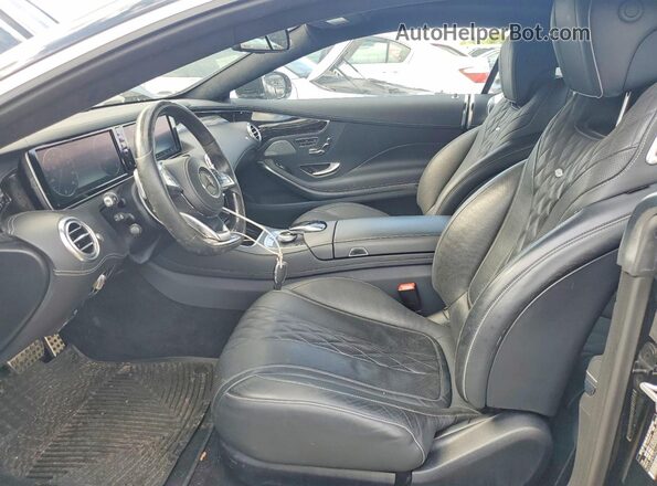 WDDXJ8FB7GA017116 2016 MERCEDES-BENZ S Черный Вид салона спереди