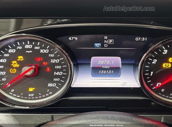 WDDZF4JB0HA182257 2017 MERCEDES-BENZ E-CLASS Черный Вид задних сидений