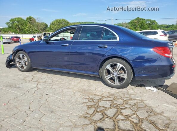 WDDZF4JB1HA102710 2017 MERCEDES-BENZ E Blue Задня ліва чверть