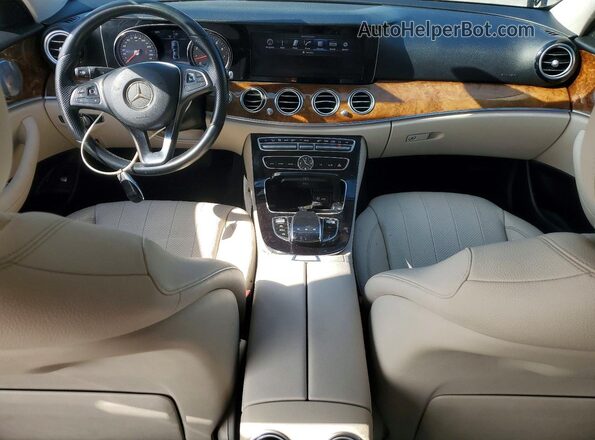 WDDZF4JB1HA102710 2017 MERCEDES-BENZ E Blue Вид панелі приладів