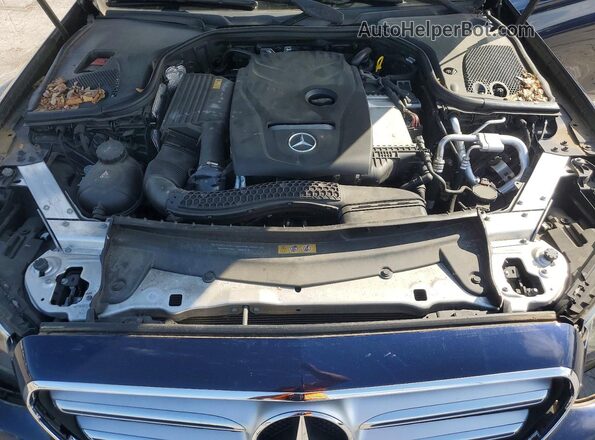WDDZF4JB1HA102710 2017 MERCEDES-BENZ E Blue Вид задньої частини салону
