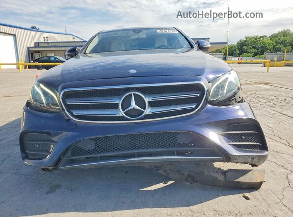 WDDZF4JB1HA102710 2017 MERCEDES-BENZ E Blue Вид спереду