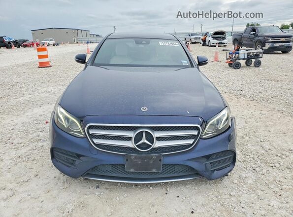 WDDZF4JB1JA392050 2018 MERCEDES-BENZ E Синий Вид спереди
