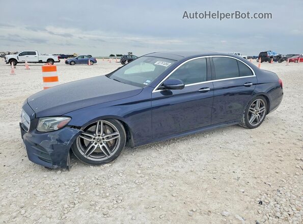 WDDZF4JB1JA392050 2018 MERCEDES-BENZ E Синий Передняя левая четверть