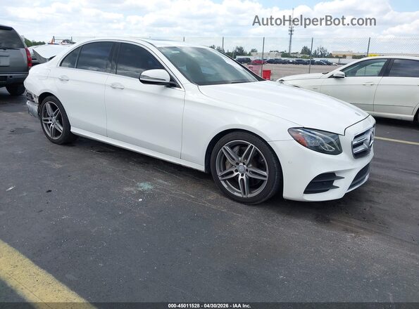 WDDZF4JB3HA132534 2017 MERCEDES-BENZ E-CLASS Белый Передняя правая четверть