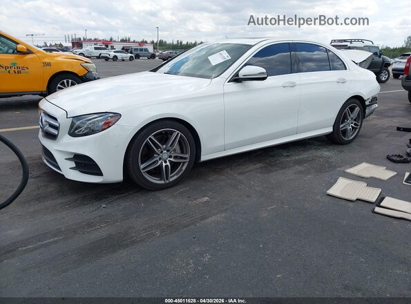 WDDZF4JB3HA132534 2017 MERCEDES-BENZ E-CLASS Белый Передняя левая четверть
