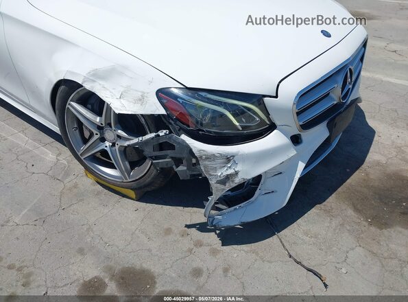 WDDZF4JB3HA173939 2017 MERCEDES-BENZ E-CLASS Белый Вид спереди
