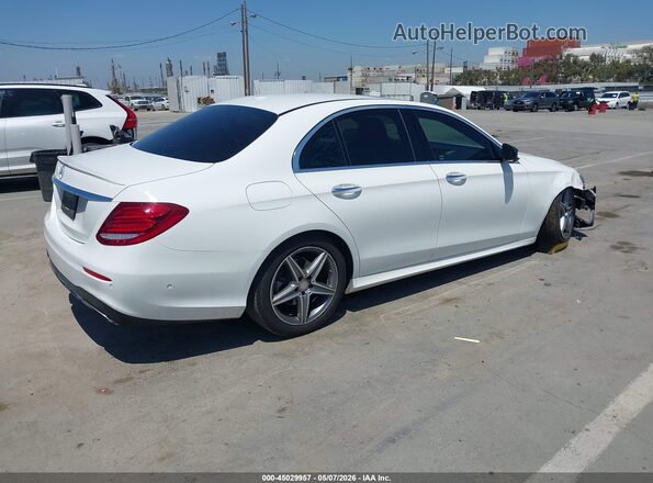 WDDZF4JB3HA173939 2017 MERCEDES-BENZ E-CLASS Белый Задняя правая четверть