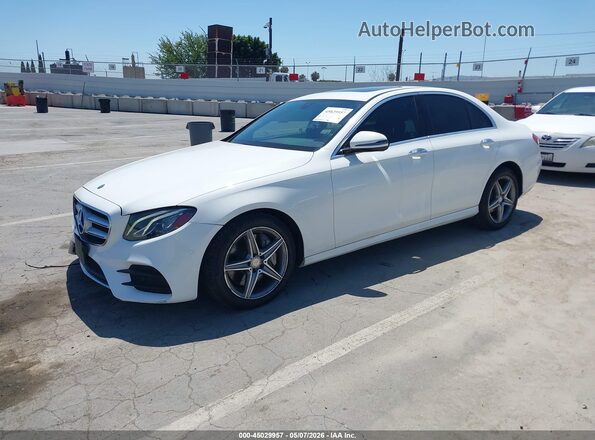 WDDZF4JB3HA173939 2017 MERCEDES-BENZ E-CLASS Белый Передняя левая четверть