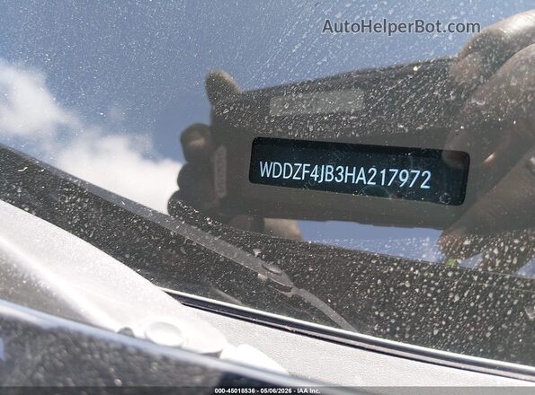 WDDZF4JB3HA217972 2017 MERCEDES-BENZ E-CLASS Черный Вид подкапотного пространства