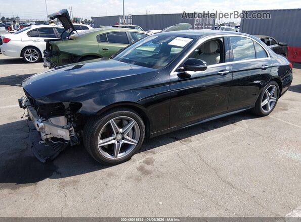 WDDZF4JB3HA217972 2017 MERCEDES-BENZ E-CLASS Черный Передняя левая четверть
