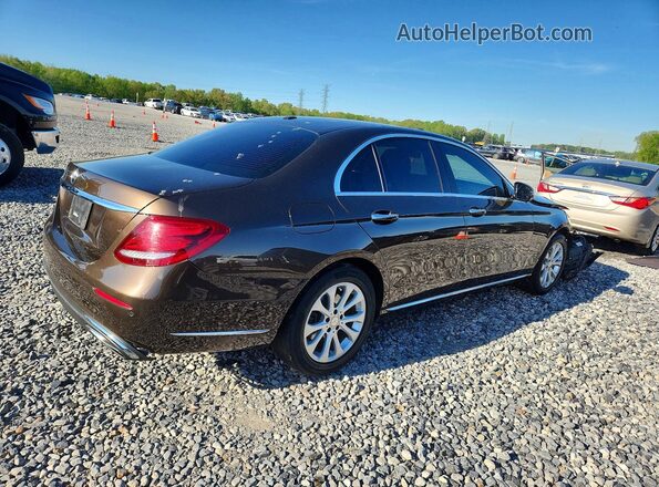 WDDZF4JB4HA097857 2017 MERCEDES-BENZ E Коричневый Задняя правая четверть