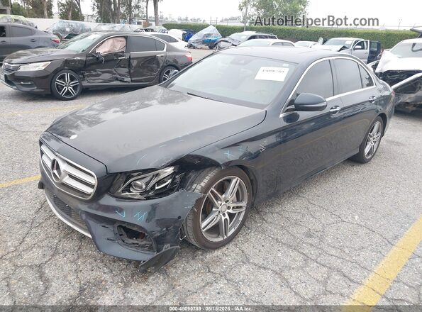 WDDZF4JB5HA178558 2017 MERCEDES-BENZ E-CLASS Dark Blue Передняя левая четверть