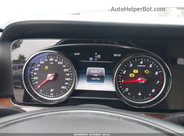 WDDZF4JB5HA178558 2017 MERCEDES-BENZ E-CLASS Dark Blue Вид задних сидений