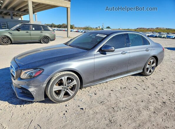 WDDZF4JB5JA330604 2018 MERCEDES-BENZ E Серый Передняя левая четверть