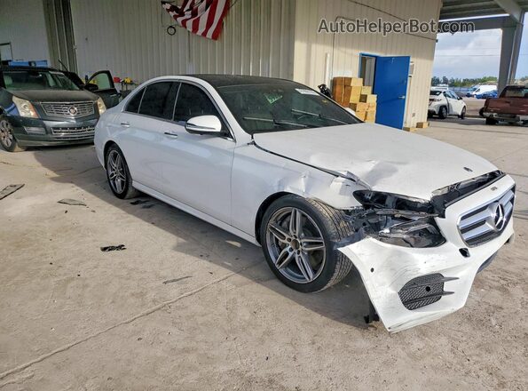 WDDZF4JB5KA509128 2019 MERCEDES-BENZ E Белый Передняя правая четверть