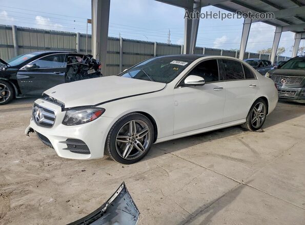 WDDZF4JB5KA509128 2019 MERCEDES-BENZ E Белый Передняя левая четверть
