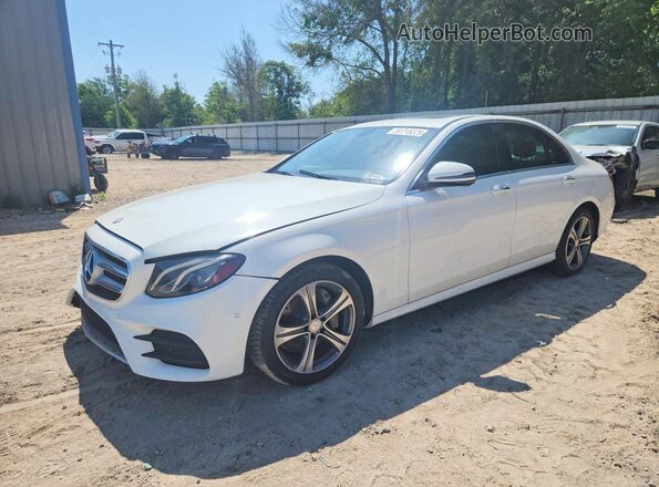 WDDZF4JB8HA081385 2017 MERCEDES-BENZ E Белый Передняя левая четверть