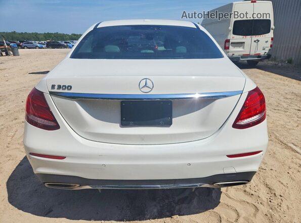 WDDZF4JB8HA081385 2017 MERCEDES-BENZ E Белый Вид сзади
