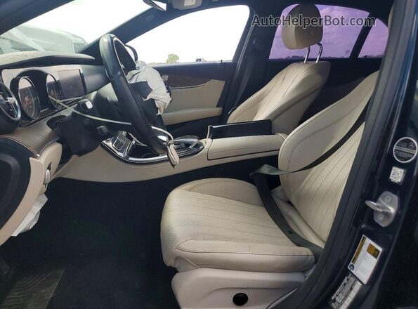 WDDZF4JBXHA176627 2017 MERCEDES-BENZ E Gray Widok wnętrza z przodu