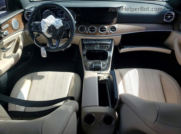WDDZF4JBXHA176627 2017 MERCEDES-BENZ E Gray Widok deski rozdzielczej