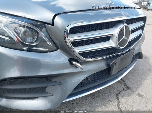 WDDZF4JBXJA343929 2018 MERCEDES-BENZ E-CLASS Серый Вид спереди