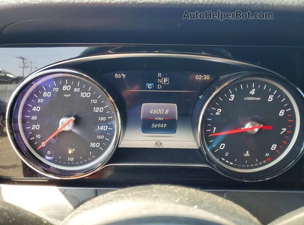 WDDZF4JBXKA507925 2019 MERCEDES-BENZ E Серый Вид щитка приборов