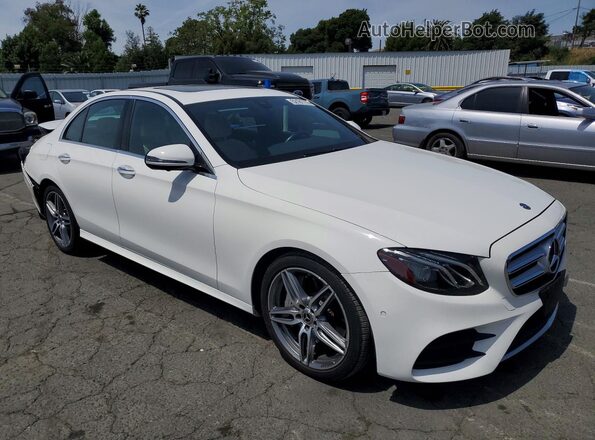 WDDZF4JBXKA508413 2019 MERCEDES-BENZ E Белый Передняя правая четверть