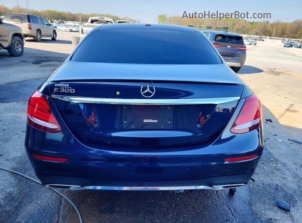WDDZF4JBXKA574444 2019 MERCEDES-BENZ E Blue Widok z tyłu