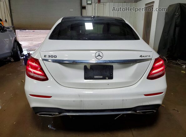 WDDZF4KB0HA062747 2017 MERCEDES-BENZ E Белый Вид сзади