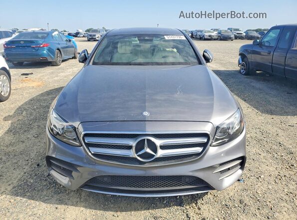 WDDZF4KB0HA209858 2017 MERCEDES-BENZ E Серый Вид спереди