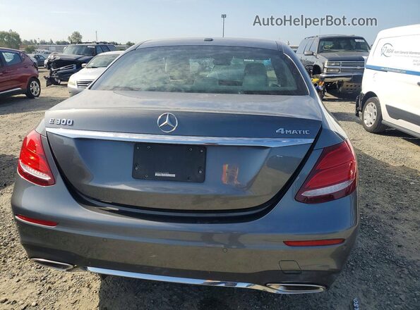 WDDZF4KB0HA209858 2017 MERCEDES-BENZ E Серый Вид сзади