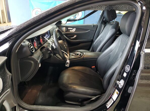 WDDZF4KB0JA371706 2018 MERCEDES-BENZ E Black Вид салону спереду