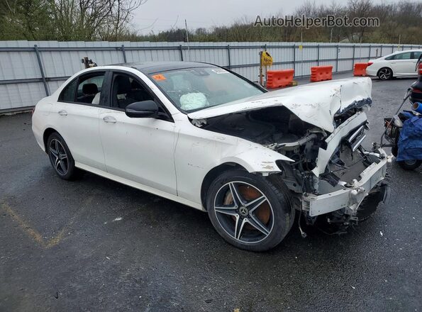 WDDZF4KB0JA429720 2018 MERCEDES-BENZ E Белый Передняя правая четверть