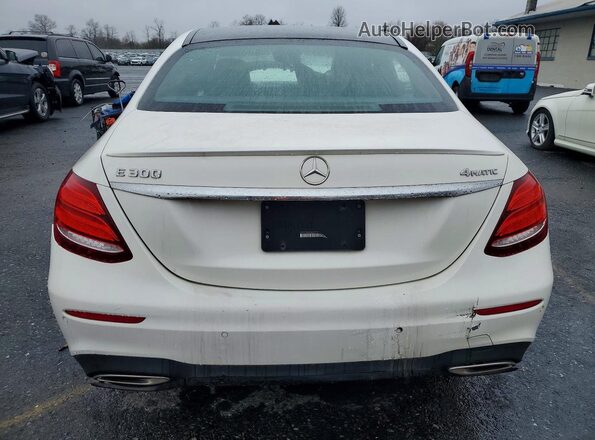 WDDZF4KB0JA429720 2018 MERCEDES-BENZ E Белый Вид сзади