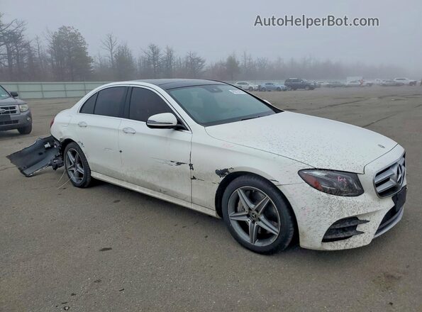 WDDZF4KB1JA301602 2018 MERCEDES-BENZ E White Przód prawy