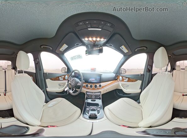 WDDZF4KB1JA301602 2018 MERCEDES-BENZ E White Widok naklejki z numerem VIN