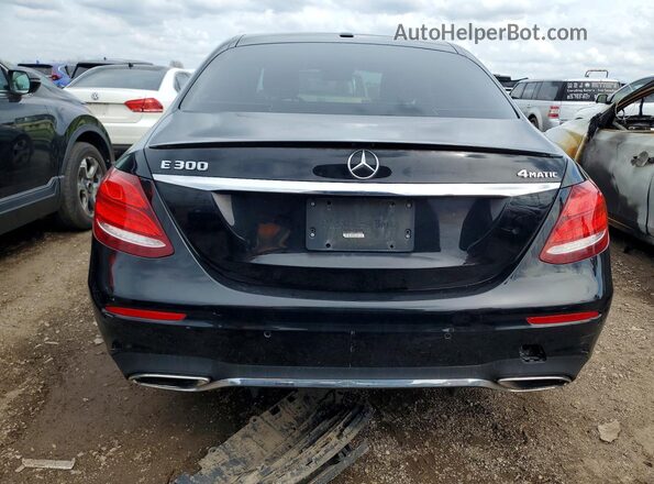 WDDZF4KB4HA184530 2017 MERCEDES-BENZ E Black Вид ззаду