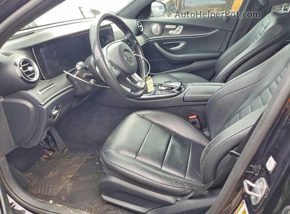 WDDZF4KB4HA184530 2017 MERCEDES-BENZ E Black Вид салону спереду