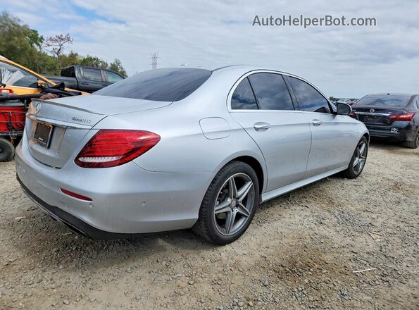 WDDZF4KB4HA204355 2017 MERCEDES-BENZ E Серебряный Задняя правая четверть