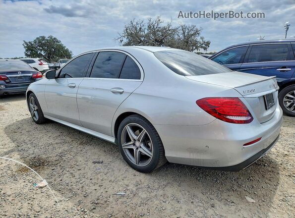 WDDZF4KB4HA204355 2017 MERCEDES-BENZ E Серебряный Задняя левая четверть