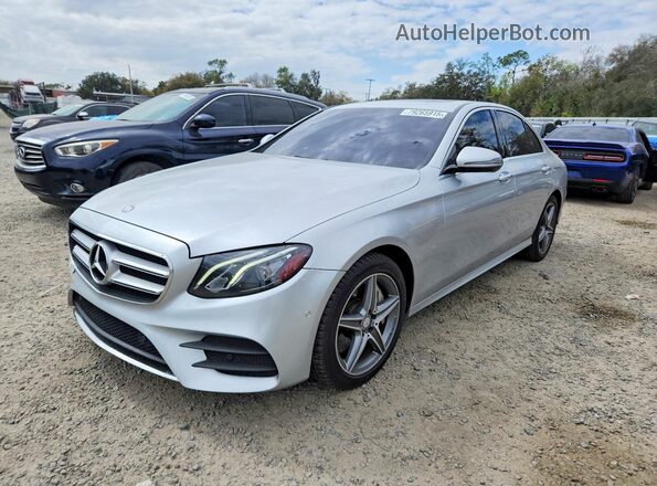 WDDZF4KB4HA204355 2017 MERCEDES-BENZ E Серебряный Передняя левая четверть