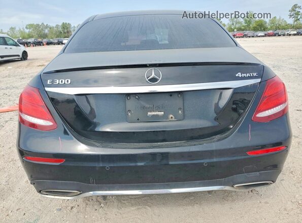 WDDZF4KB4JA427257 2018 MERCEDES-BENZ E Черный Вид сзади