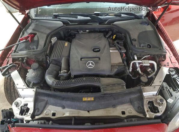 WDDZF4KB5HA101915 2017 MERCEDES-BENZ E Red Widok wnętrza z tyłu