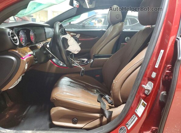 WDDZF4KB5HA101915 2017 MERCEDES-BENZ E Red Widok wnętrza z przodu