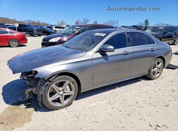 WDDZF4KB5HA198307 2017 MERCEDES-BENZ E Серебряный Передняя левая четверть