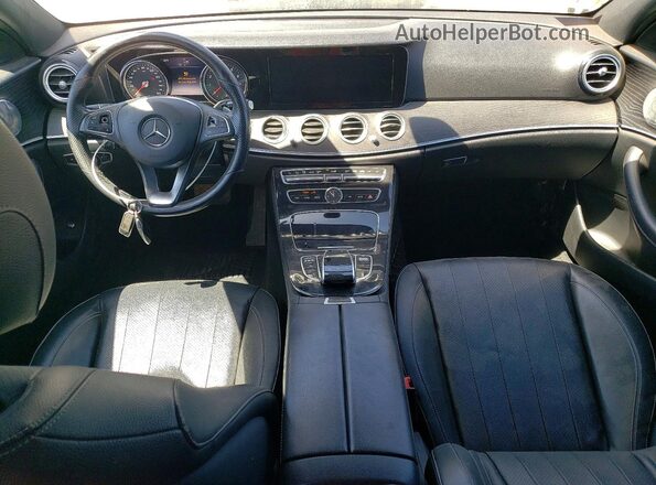 WDDZF4KB5HA198307 2017 MERCEDES-BENZ E Серебряный Вид панели приборов